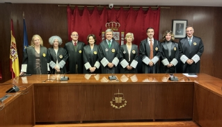 La magistrada ha tomado hoy posesión de su nuevo destino en la Audiencia Provincial en un acto celebrado ante la Sala de Gobierno del TSJ de Navarra